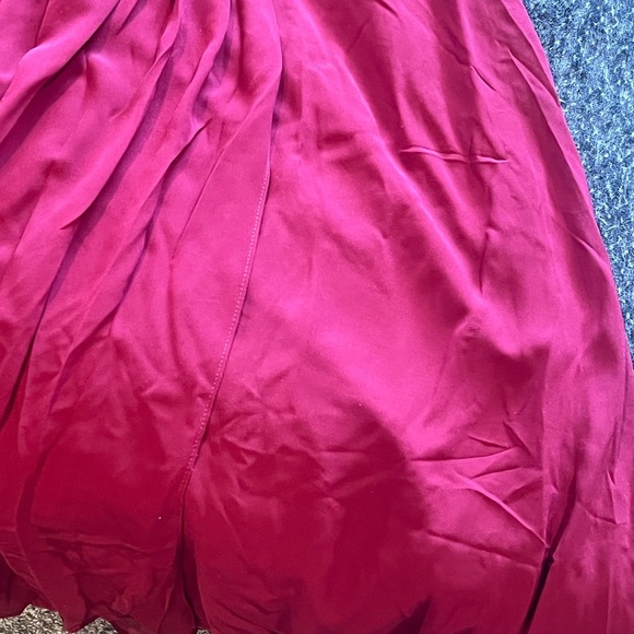 Formal Red dress with a sequin top - Picture 7 of 11